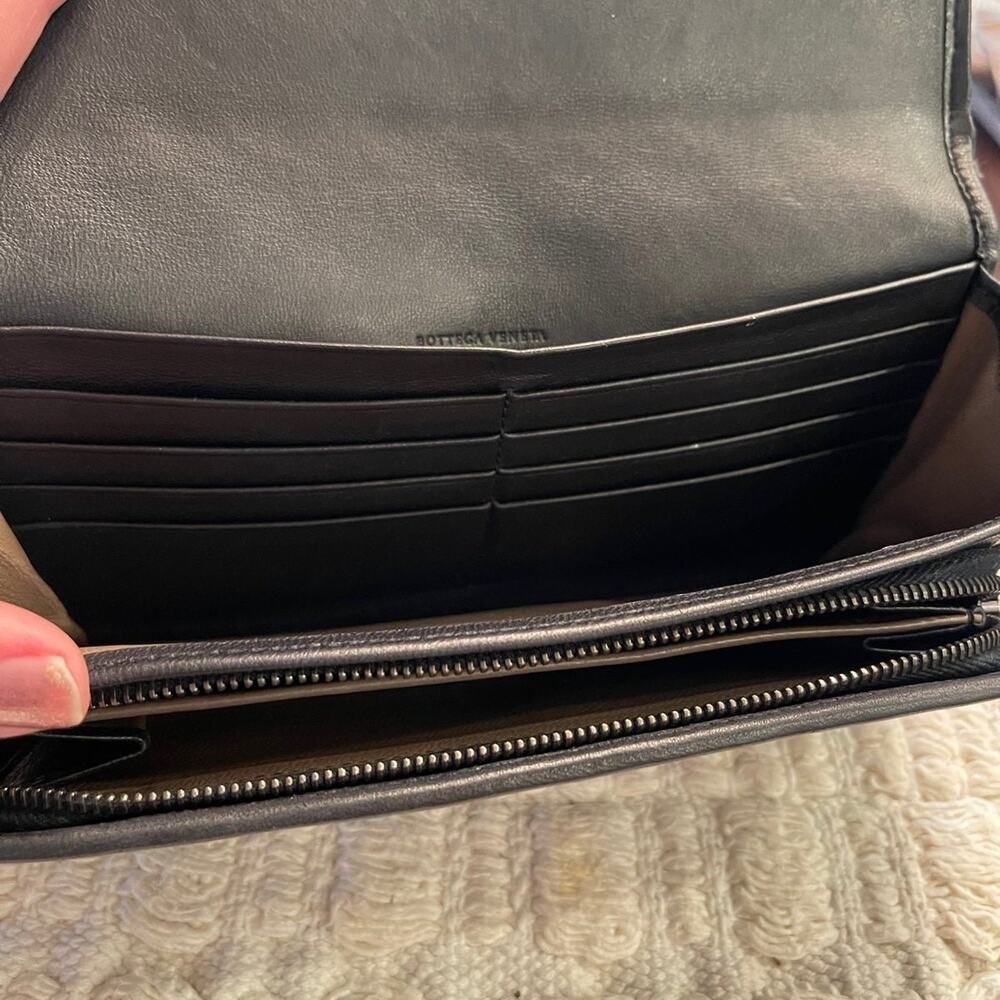 Bottega Veneta Python Print Weaved Wallet - image 8